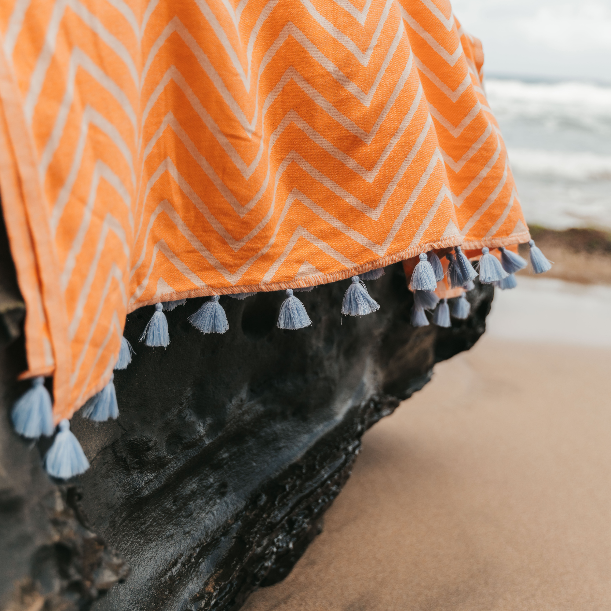 Senya Orange Slice Beach Towel – Large 31x71 Inch Microfiber, Quick Dry, Sand Proof For Pool & Travel
